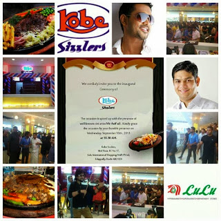 Kobe Sizzlers Inaugurated on 18th at LULU food Court.... By Actor Asif Ali