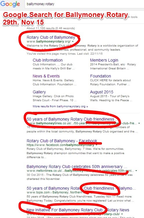 What web says about our Rotary Claub
