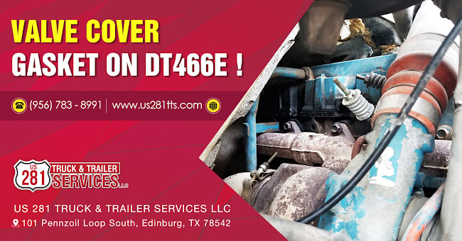 We fixed a top leak on the DT466E Navistar diesel engine at our diesel engine repair shop in Edinburg, South Texas!