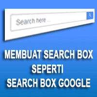 Search Box Blog Seperti Search Box Google