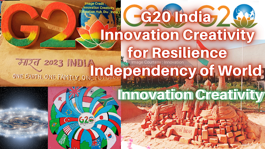 G20 India Innovation Creativity for Resilience Independency of World