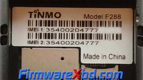 Tinmo F288 Flash File Download