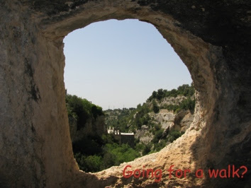 Vista della gravina della Madonna della Scala di Massafra