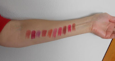 close swatches of only 1 matte lipsticks.jpeg