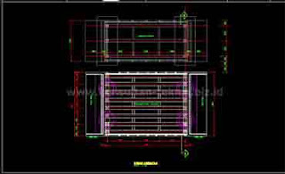 Gambar-Jembatan-Gelagar-Beton-Bertulang-Balok-T-Kelas-A-Bentang-20-Meter-Format-Autocad-03