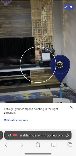 Google Qibla Finder