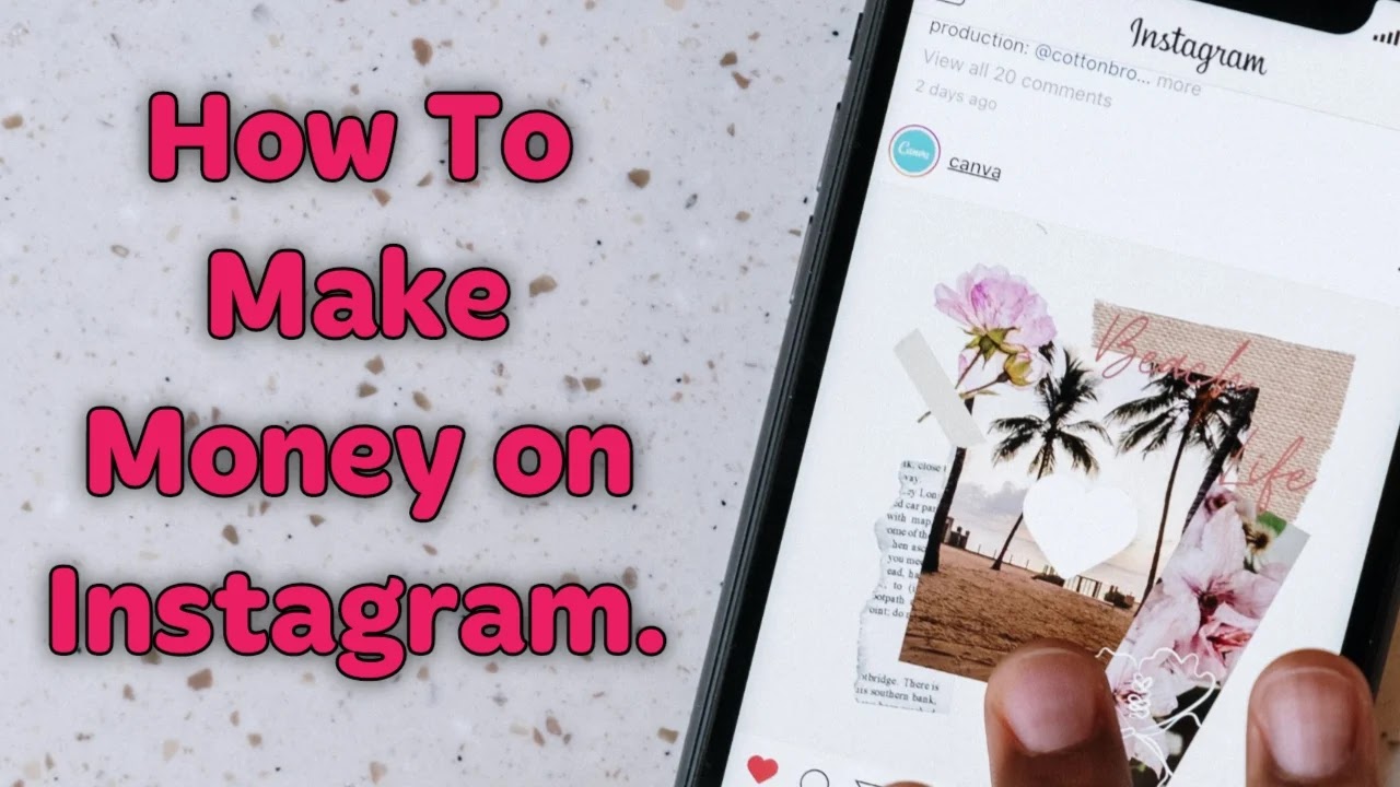 how to make money on instagram