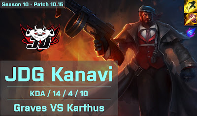 JDG Kanavi Graves JG vs Karthus - KR 10.15