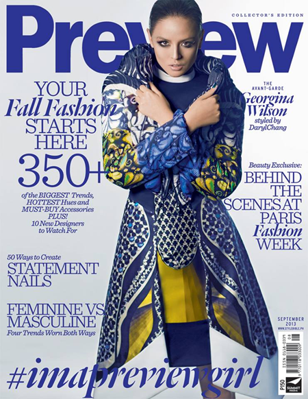 Georgina Wilson covers Preview Sept 2013