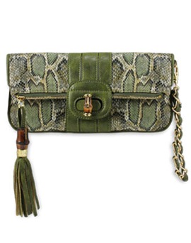 Python-Clutch-Melie-Bianco-Green