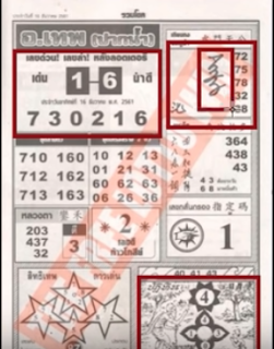 Thailand Lottery First 4PC Papers For 16-12-2018 | Lotto Result