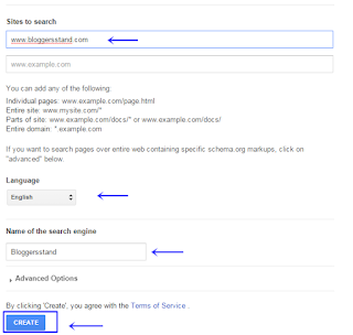 Creating cse google search engine 