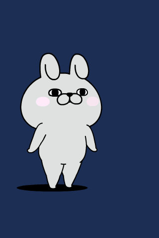 Line 公式スタンプ 背景が動く うさぎ１００ Example With Gif Animation
