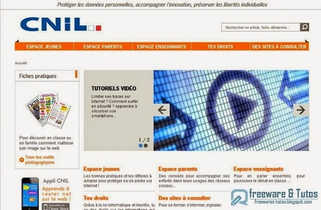 Le site du jour : CNIL Jeunes