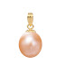 LPQSN0645 PRICE: 230.QAR 18K Gold Pearl Pendant 6-7mm Peach