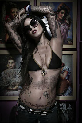 Kat von D Inked at Magazine February 2010