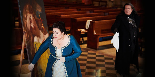 Puccini: Tosca - Alexandra LoBianco, Michael Chioldi - Seattle Opera at St James Cathedral (Photo Philip Newton)