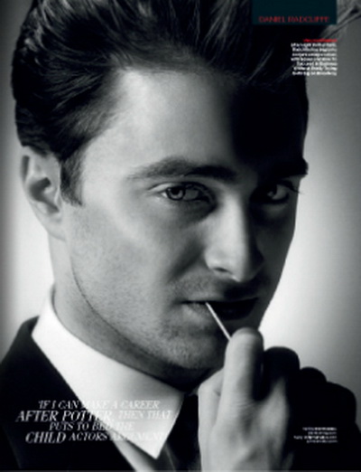 GQ UK Magazine August 2011 Issue features Daniel Radcliffe