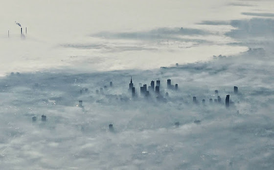 Nebel über Warschau