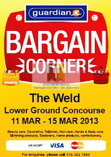 GUARDIAN Bargain Corner Sale 2013