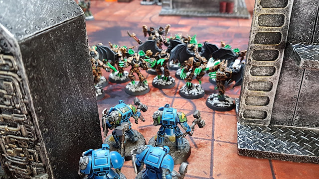 Featured in Winters SEO Deployment Zone battle report: Chaos Space Marines vs The Thirteenth 2500 points Contact Lost.