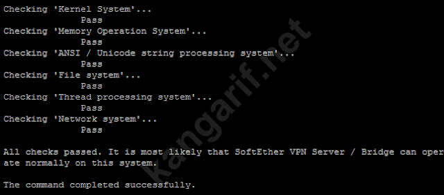 check softether vpn sever