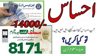 ehsaas program 14000 online check 2022