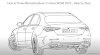 How to Draw Mercedes-Benz C-Class W206 2022 - Step by Step