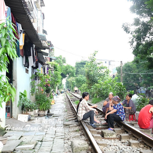 [越南河內] 民宅旁的街頭鐵軌路，漫步認識真實越南
