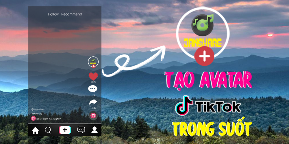 Tạo Avatar Tiktok trong suốt Online - Tạo Avatar trong suốt