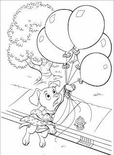 102 Dalmatians coloring page