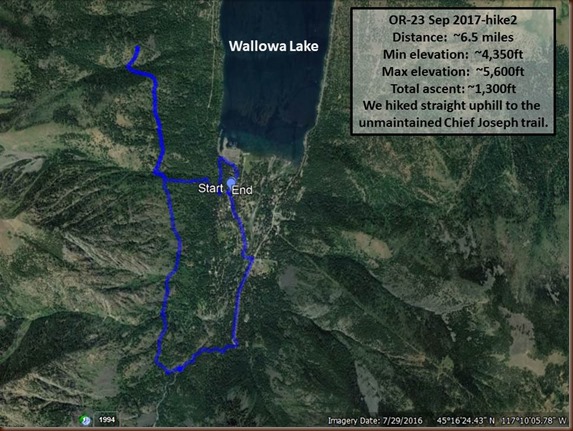 Wallowa Lake-23 Sep 2017-hike2