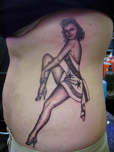 Unlike in the 1940s and 1950s when pinup girls first became tattoo designs