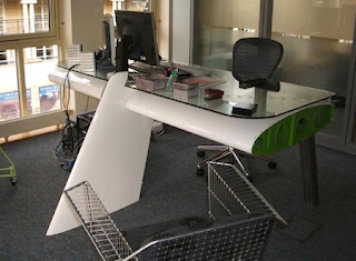Airplane Desk for modern office interior design