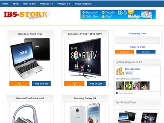 IBS Store blogger template