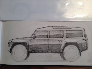 new land rover defender design sketch 110 concept