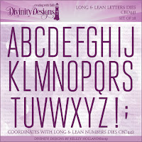 Divinity Designs LLC Custom Long and Lean Letters Dies