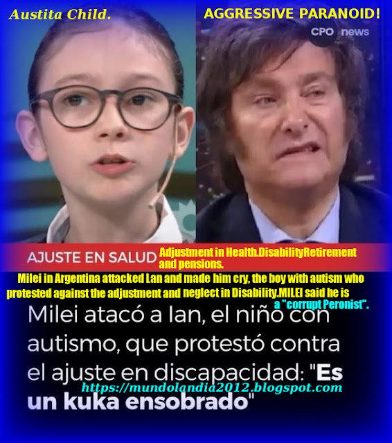 NIÑO AUTISTA atacado por JAVIER MILEI