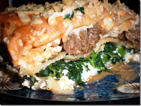 We ate this lasagna for DAYS!