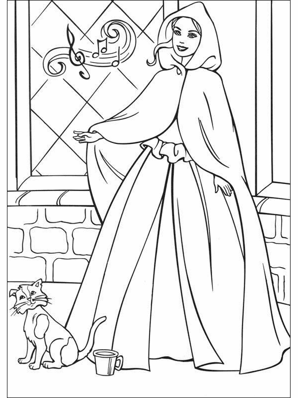 Download Coloring Pages: Barbie Free Printable Coloring Pages