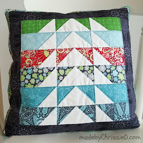 Meadow Dance Cushion Tute by www.madebyChrissieD.com