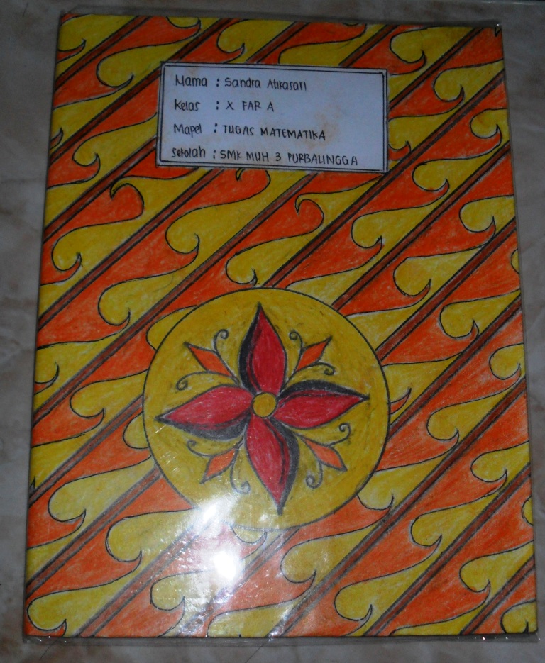  Sampul Buku Lukis Motif Batik 