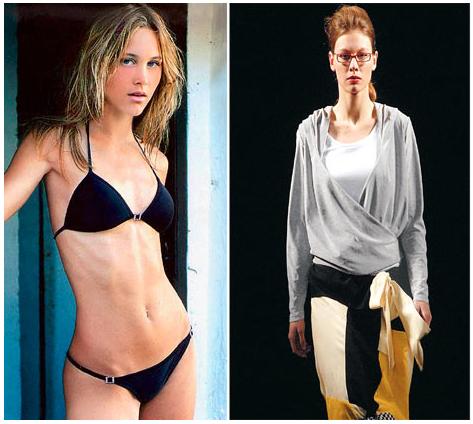 eva herzigova anorexic. of anorexia: Eliana (left)