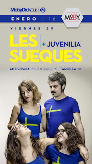 Concierto de Les Sueques y Juvenilia en Moby Dick club