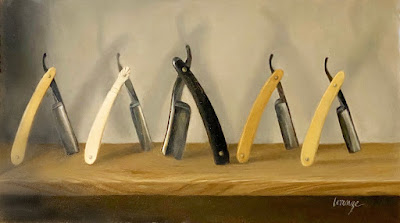 Vintage straight razors, shaving razor