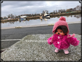 Honfleur, normandie, Noël, monchhichi kiki, kiki le vrai, sekiguchi,seine maritime