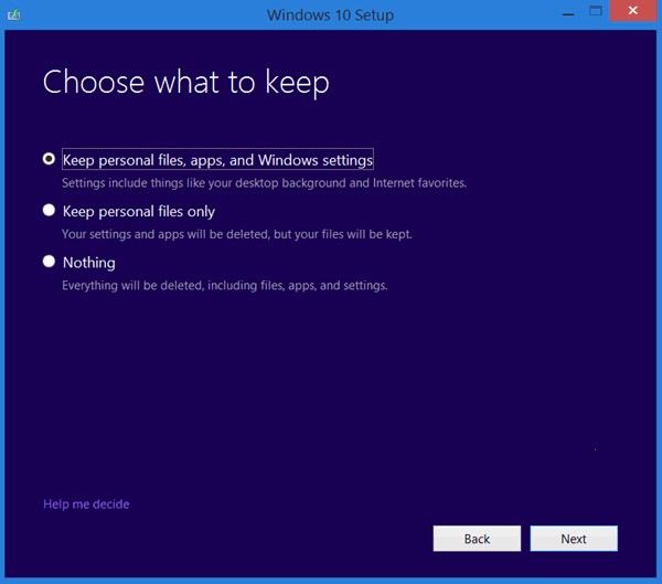 How to install Windows 10 without losing any file