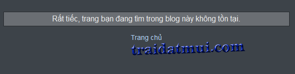 Tùy chỉnh trang báo lỗi không tìm thấy 404 theo ý mình trong Blogspot