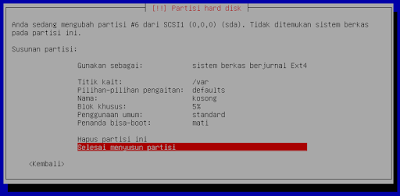 Cara Install Debian 9 Mode CLI Lengkap Dengan Gambar