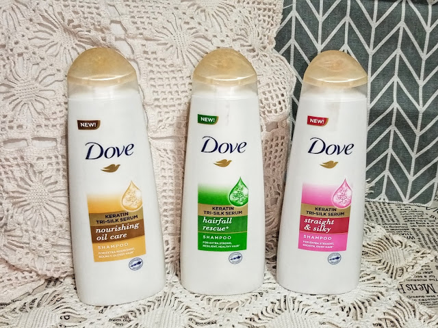 Dove Nourishing Oil Care and Hairfall Rescue Shampoo